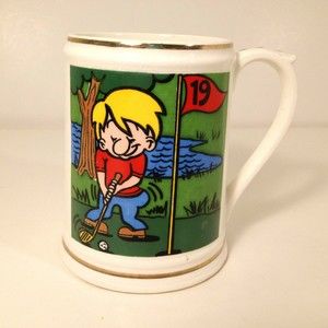 Vintage Collectable 19th Hole Golf Coffee Mug Sports Great Gift Enesco Japan